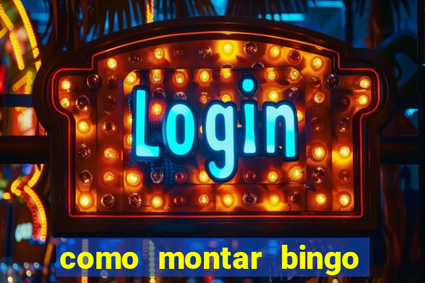 como montar bingo brinquedos toia